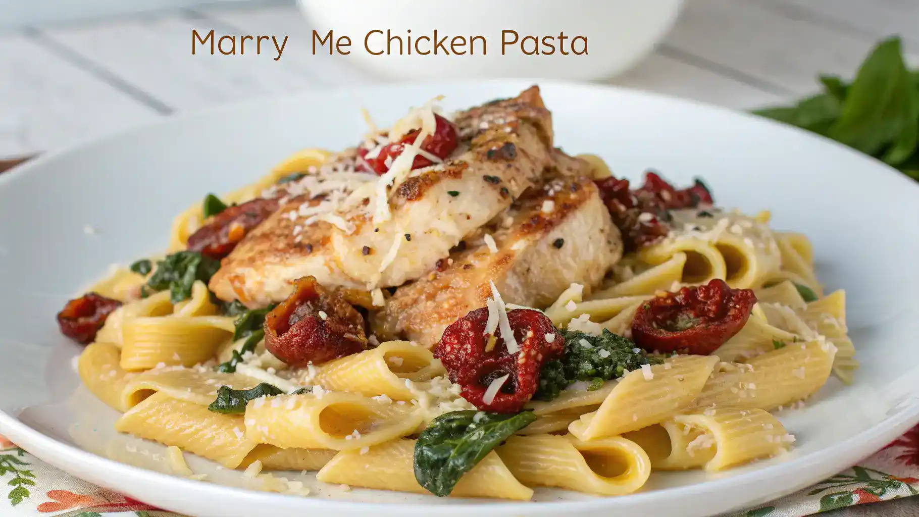 Marry Me Chicken Pasta