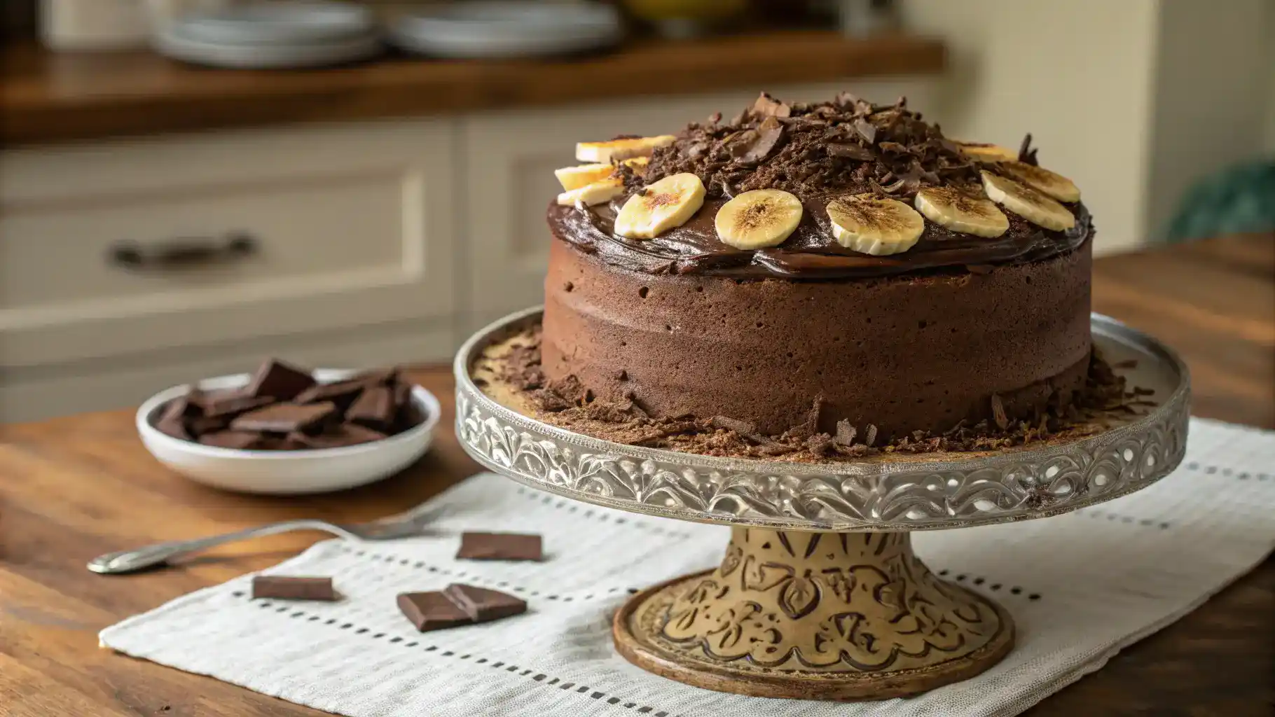 chocolate banana cake