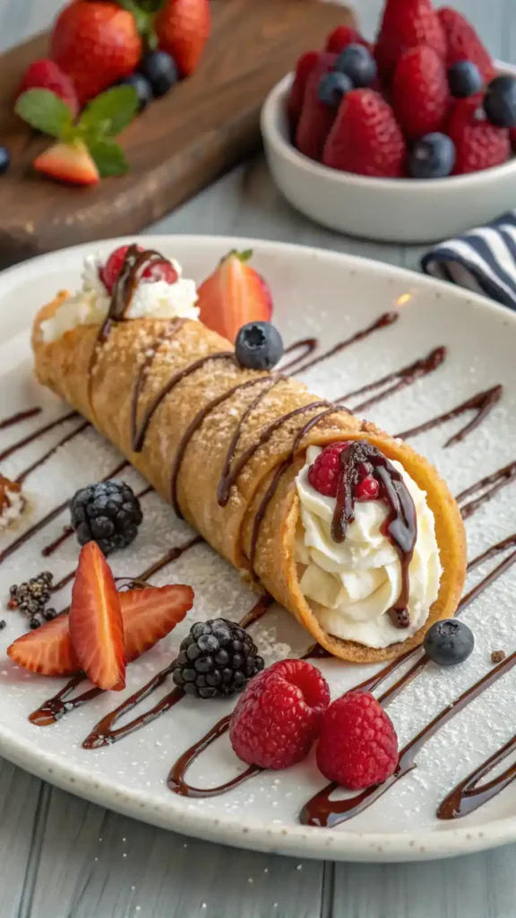 Delicious serving suggestions for Churro Cannoli.