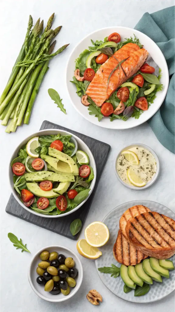 Serving suggestions for Salmon Salad.