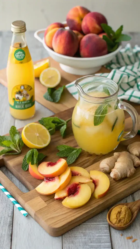 Ingredients for Southern Peach Punch
