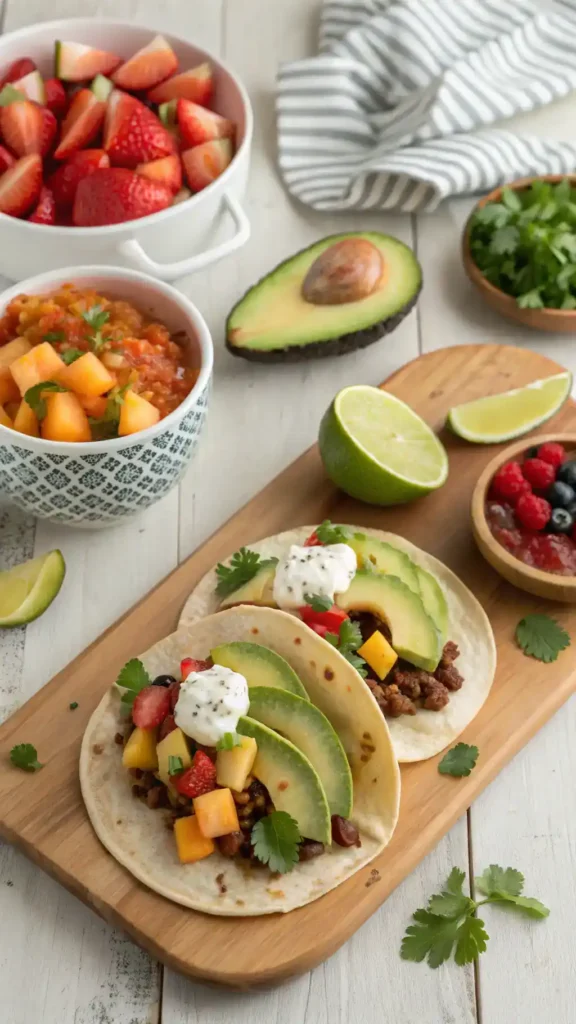 How to serve breakfast tacos